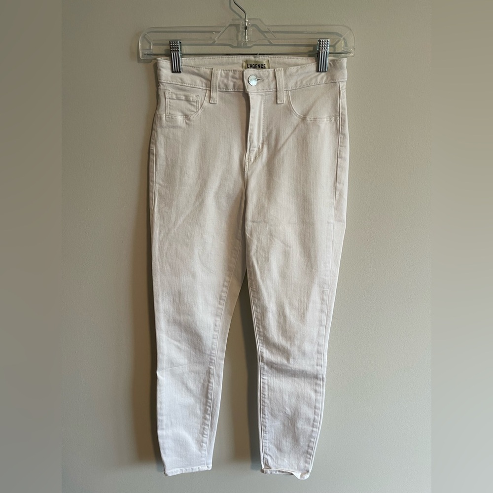 L'AGENCE Women's White Jeans